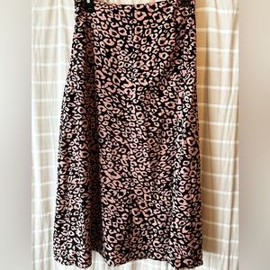 Shein Cheetah Print Skirt